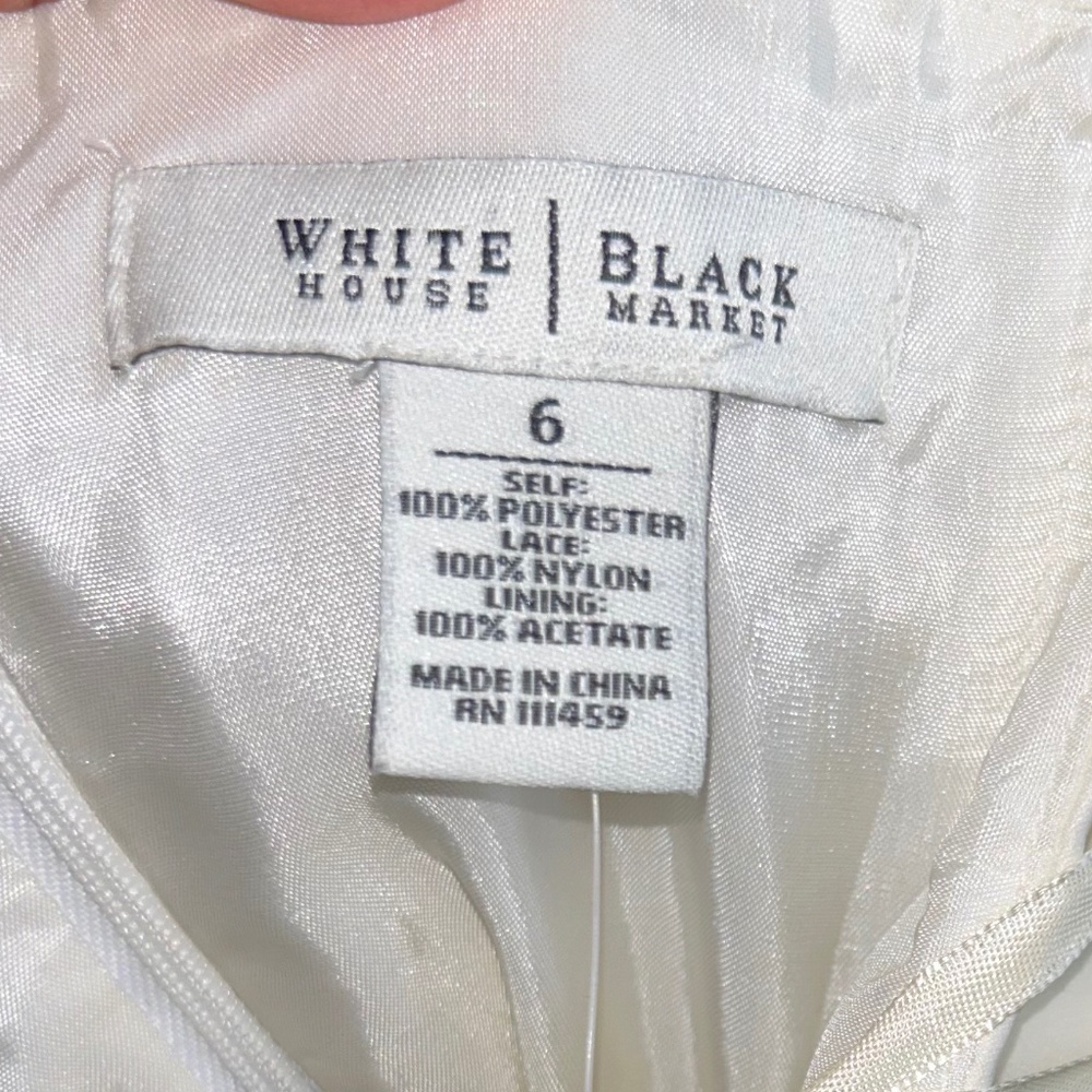 NWT WHBM strapless dress 6 - Picture 7 of 9